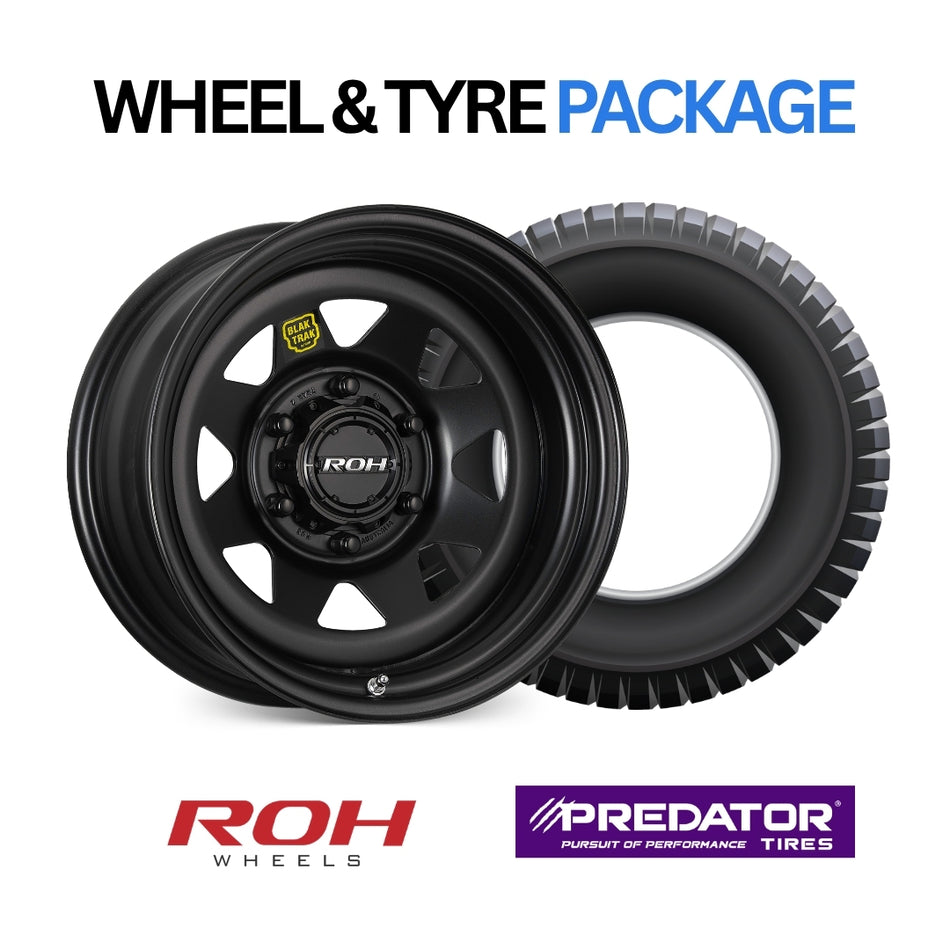 ROH BLAK TRAK Wheel & Tyre Package