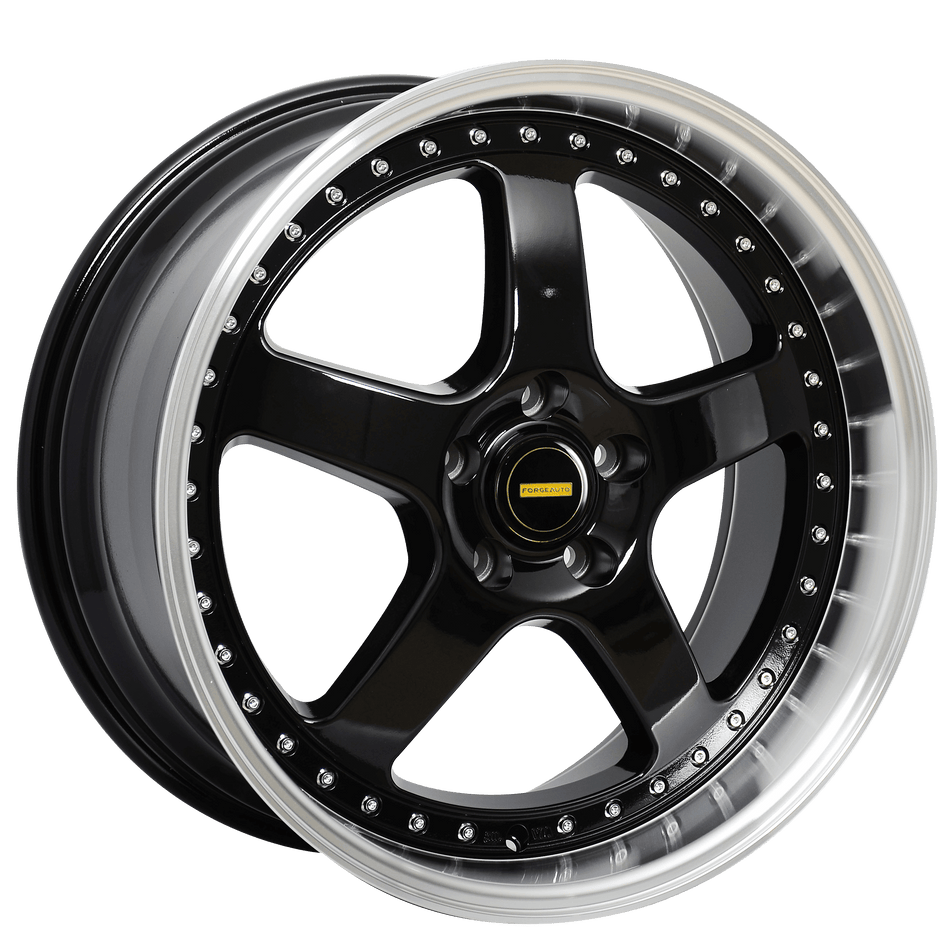 FORGEAUTO FA-5 BLACK MACHINED LIP